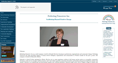 Desktop Screenshot of perfectingtomorrow.com